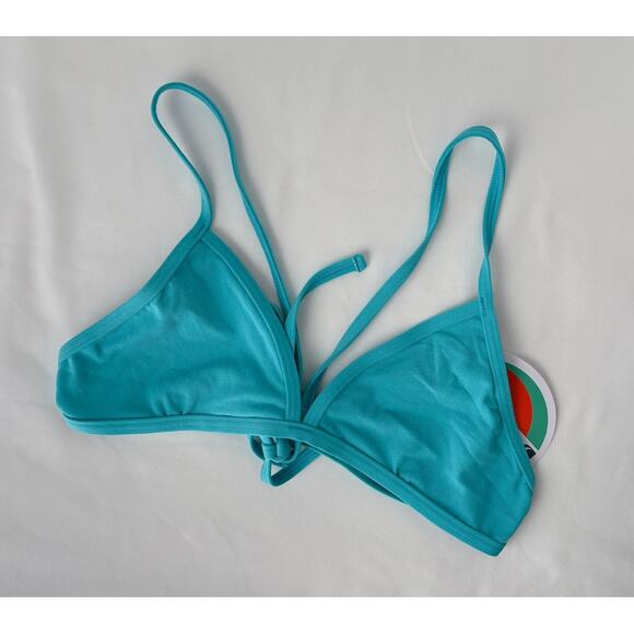 Jolyn Ohara Bikini Top Hawaii Blue Womens Size Small New Swimwear Surf - Picture 3 of 7